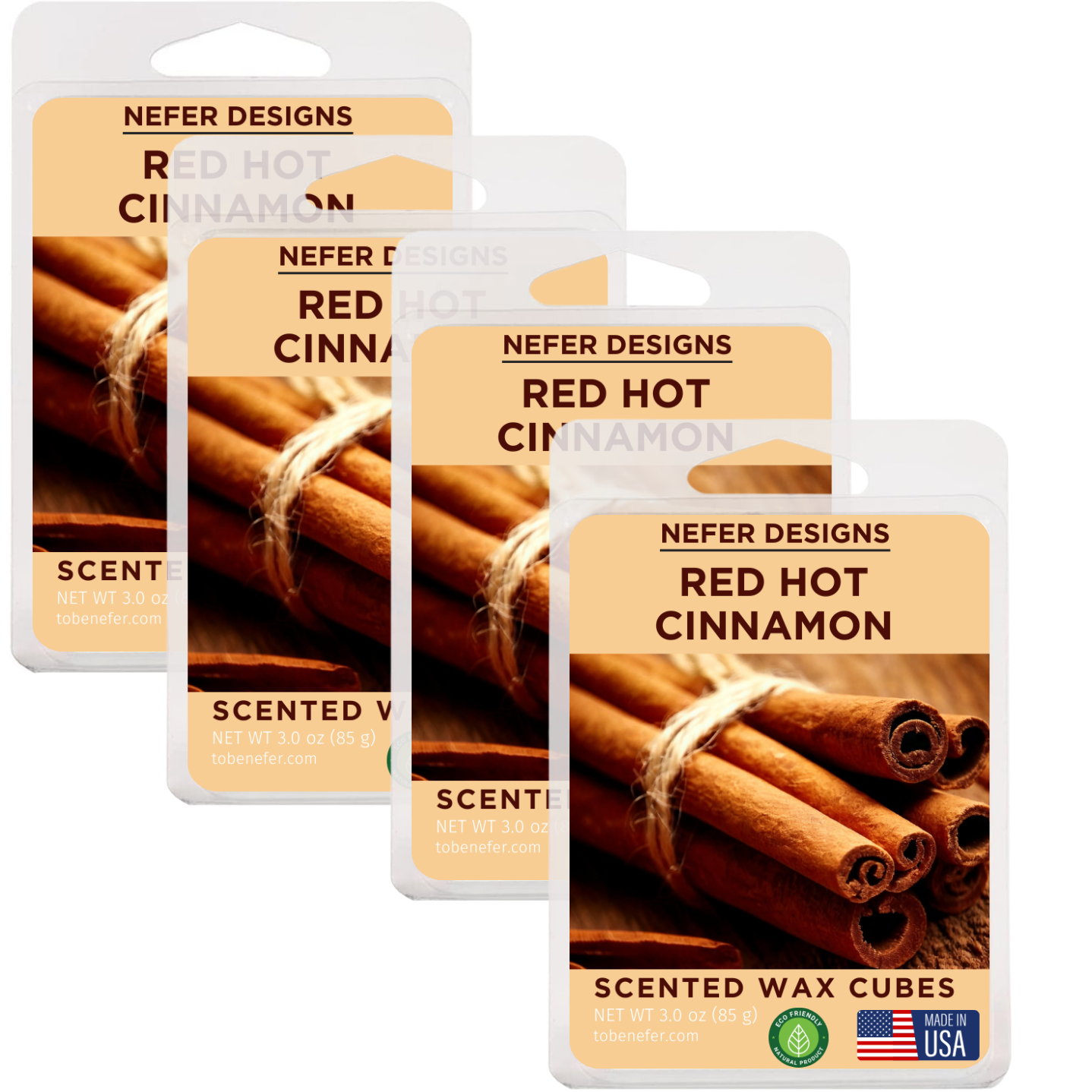 Red Hot Cinnamon Wax Melts | Organic & Boldly Scented