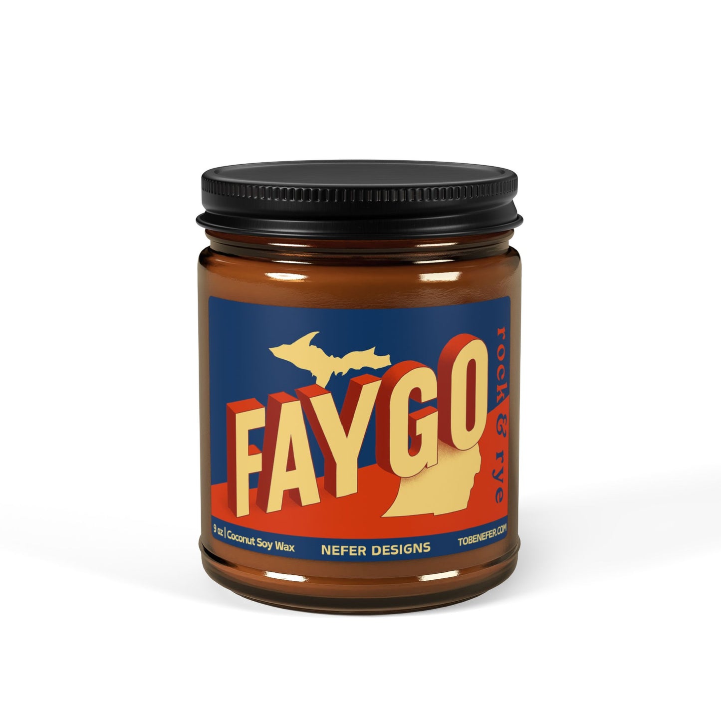 Pop Culture in a Jar – Detroit Drafts: Faygo & Vernors Candle (Legacy Cut)