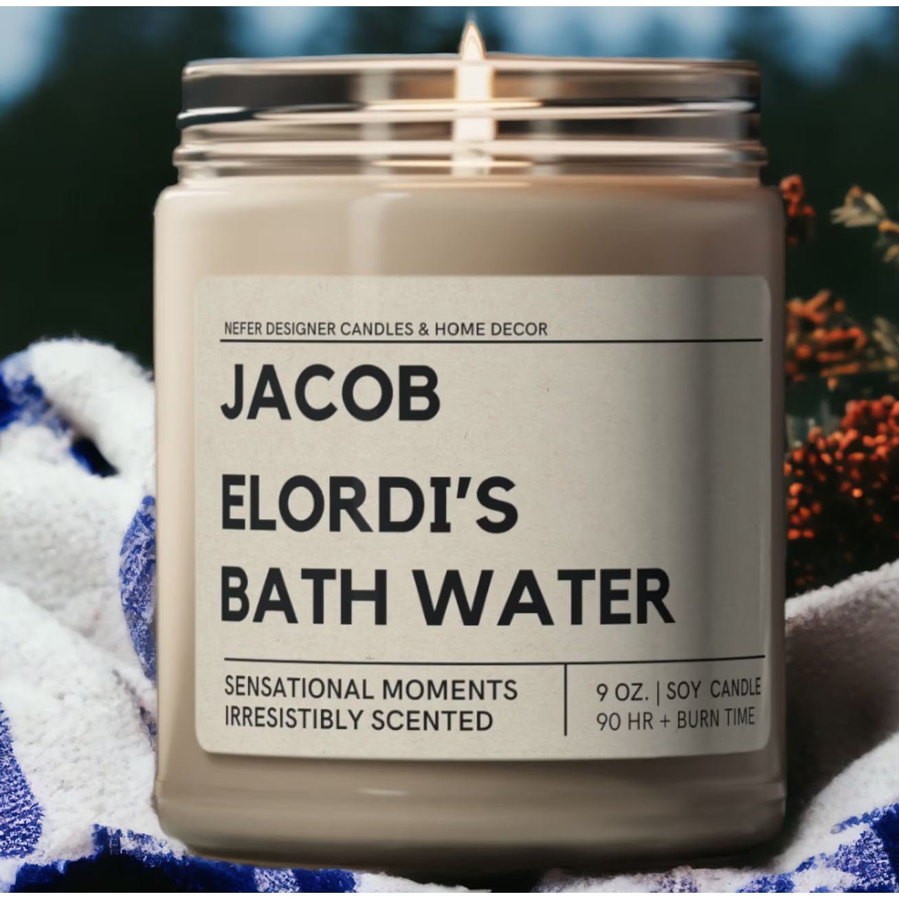 Jacob Elordi's Bath Water Saltburn Candle
