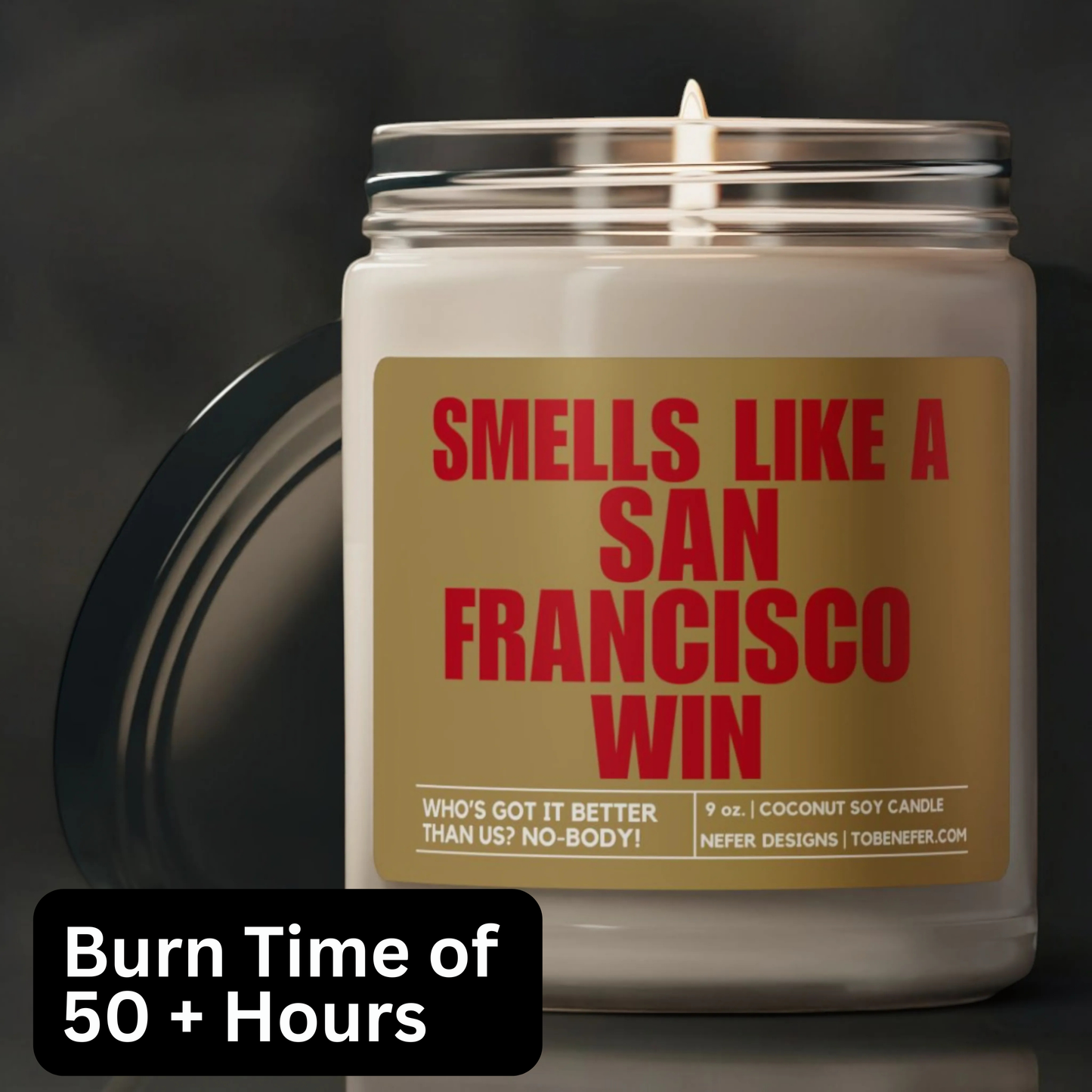 San Francisco Sport Themed Candle gift