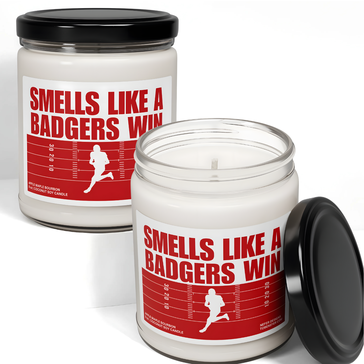 Smells Like a Badgers Win | Lucky Game Day Wisconsin Soy Candle