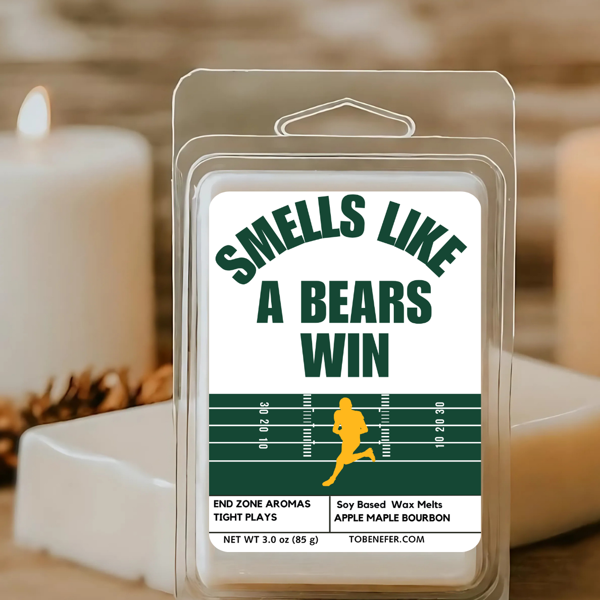 Smells Like a Bears Win | Baylor Football Scented Natural Wax Melts