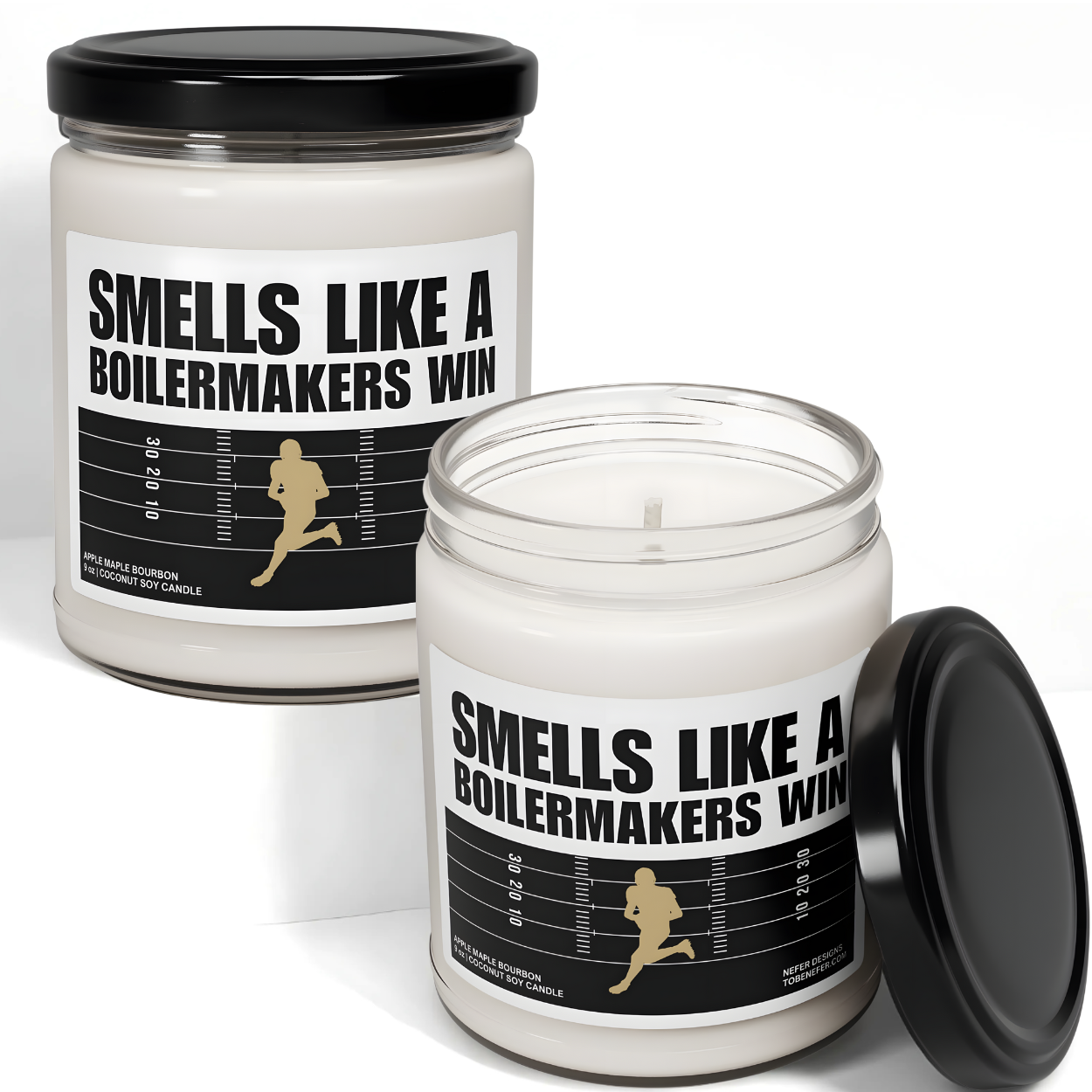 Indiana Purdue University Lucky Game Day Candle