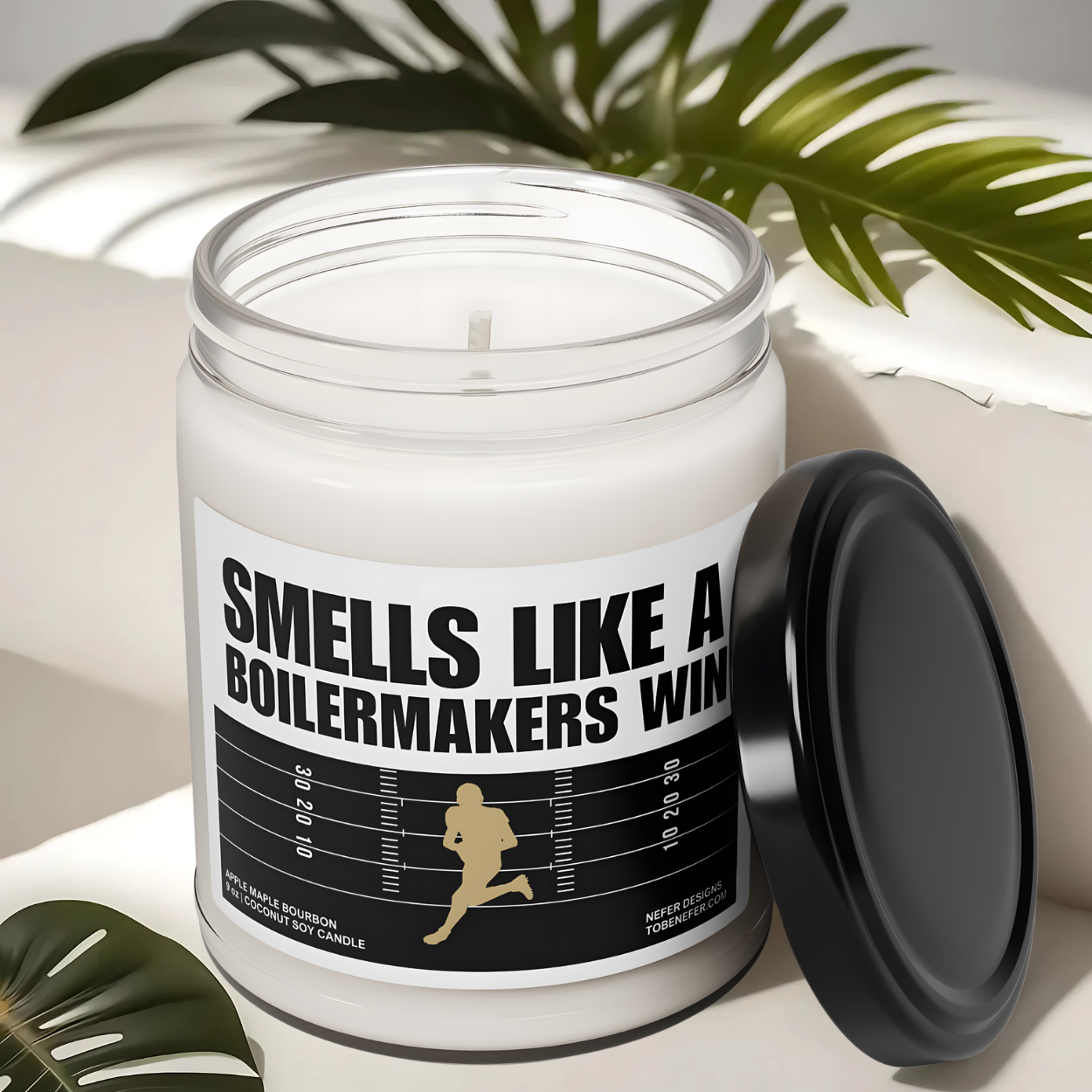 Indiana Purdue University Lucky Game Day Candle