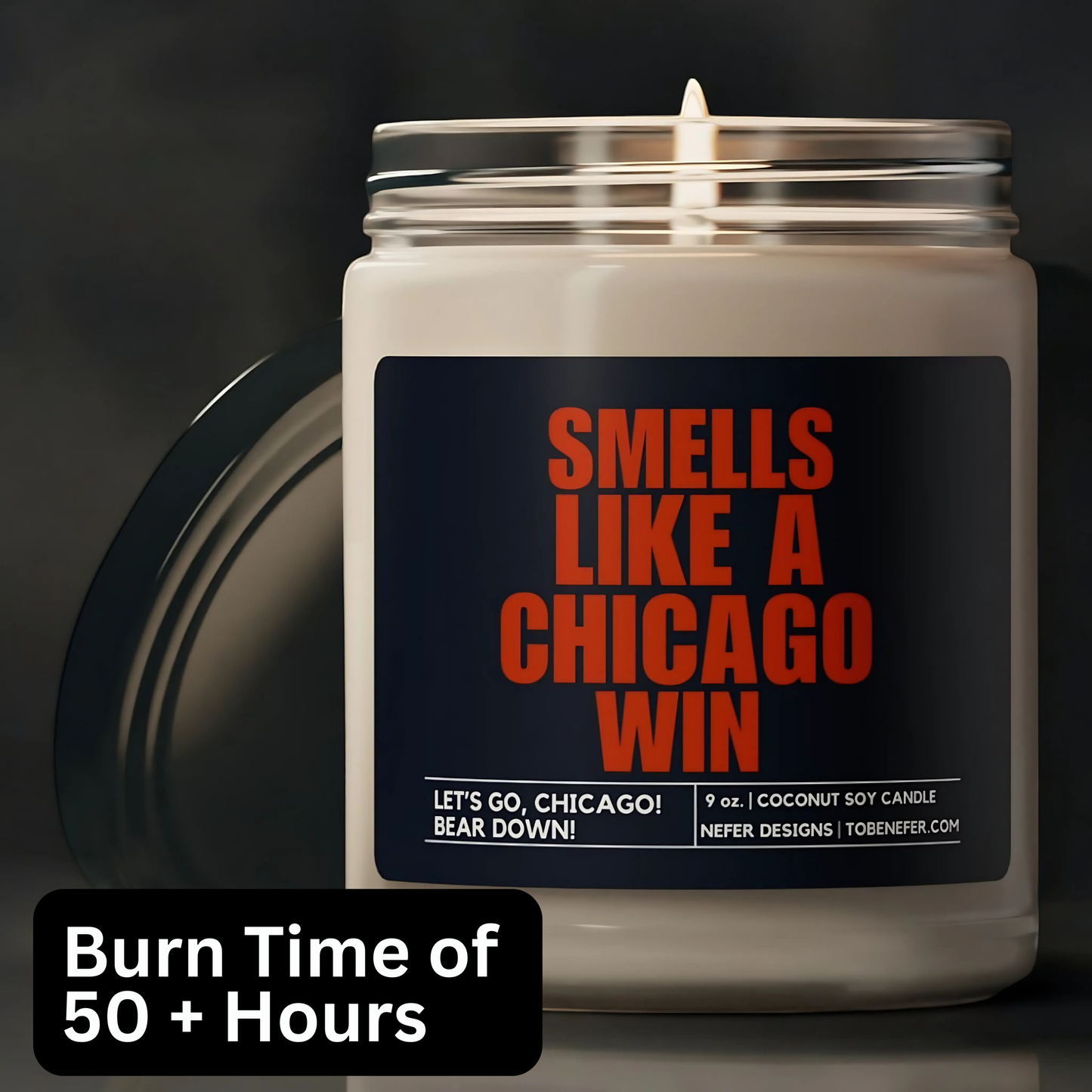 Chicago Sports Fan Gift Candle