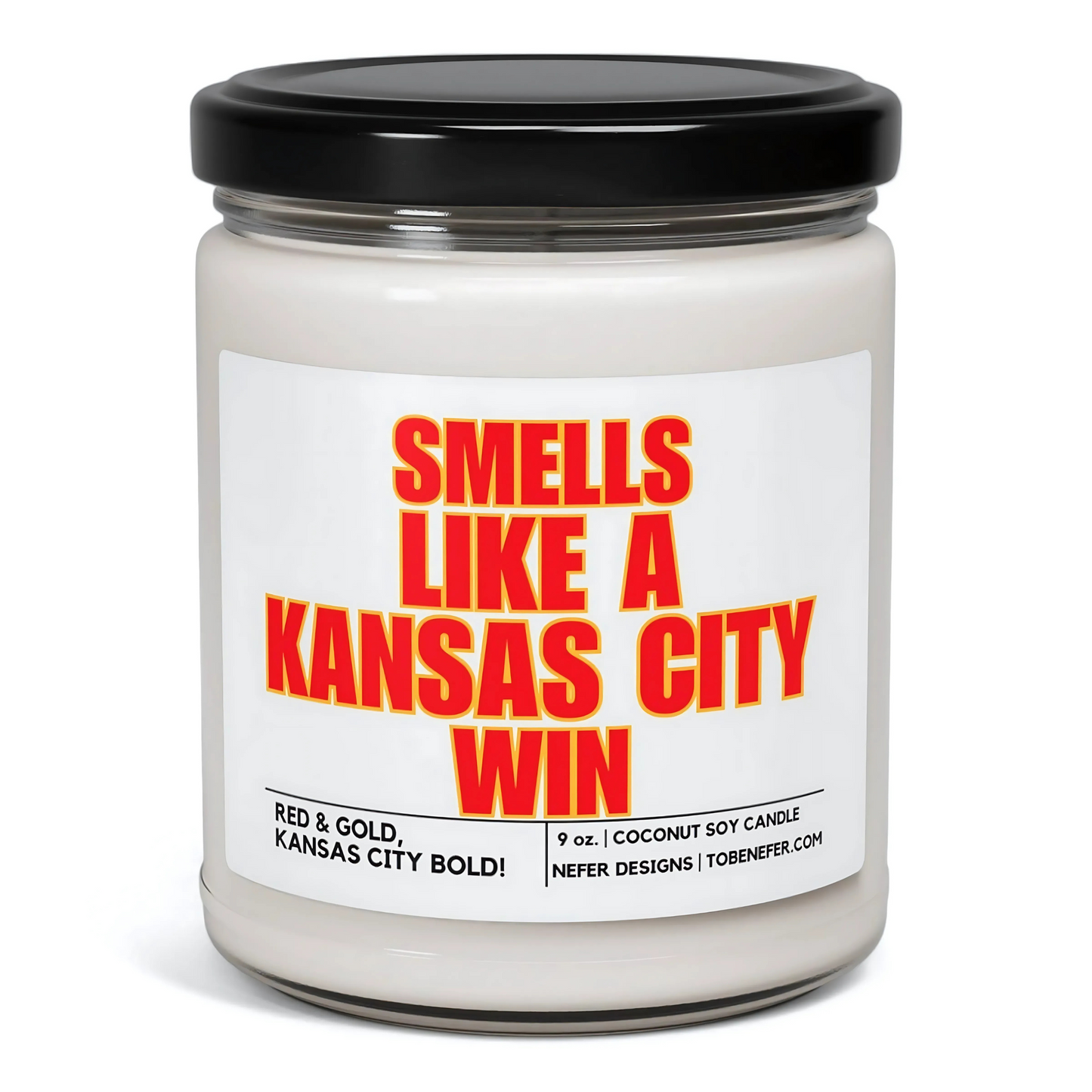 Kansas City Sports Themed Candle Gift