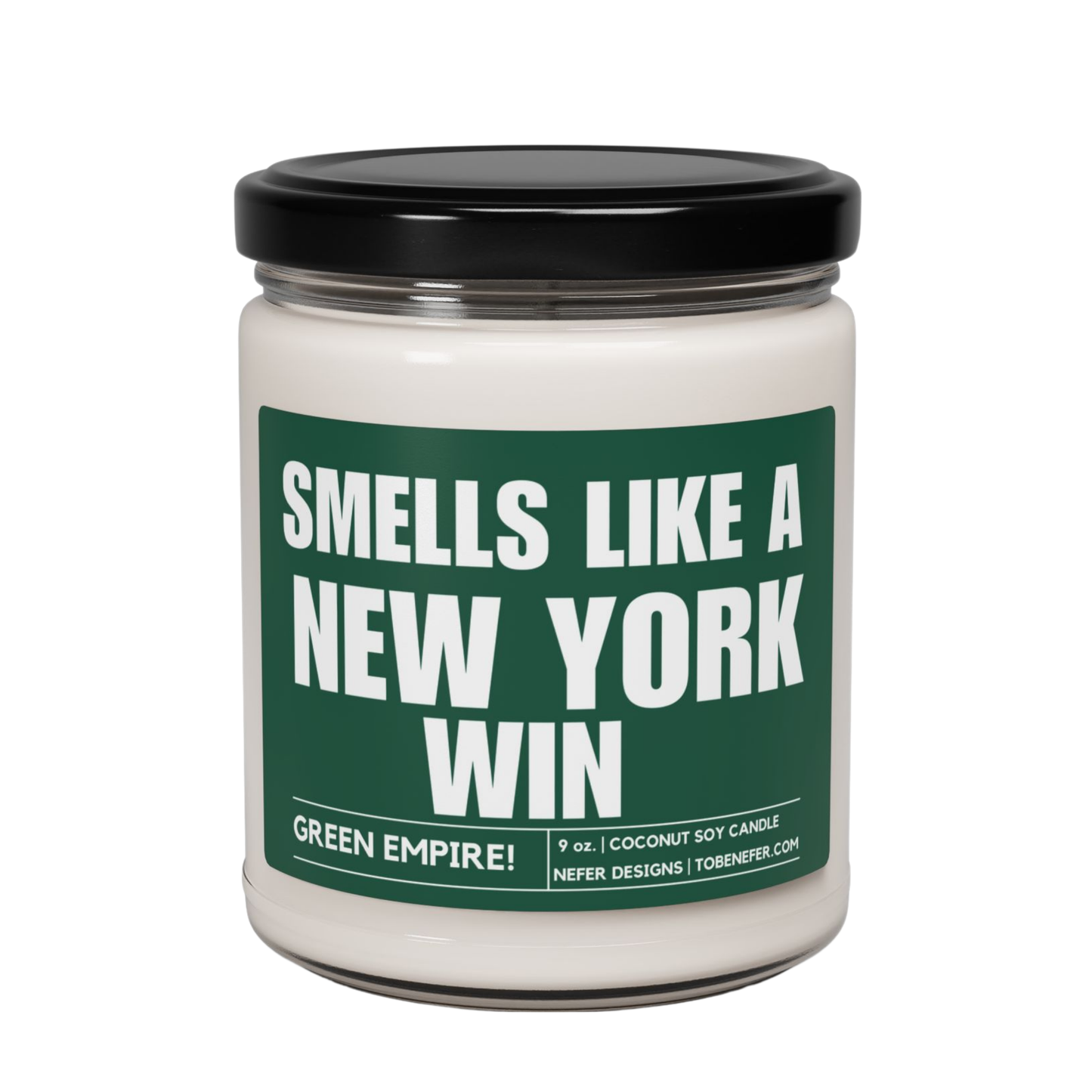 New York Jets Fan Gift Candle