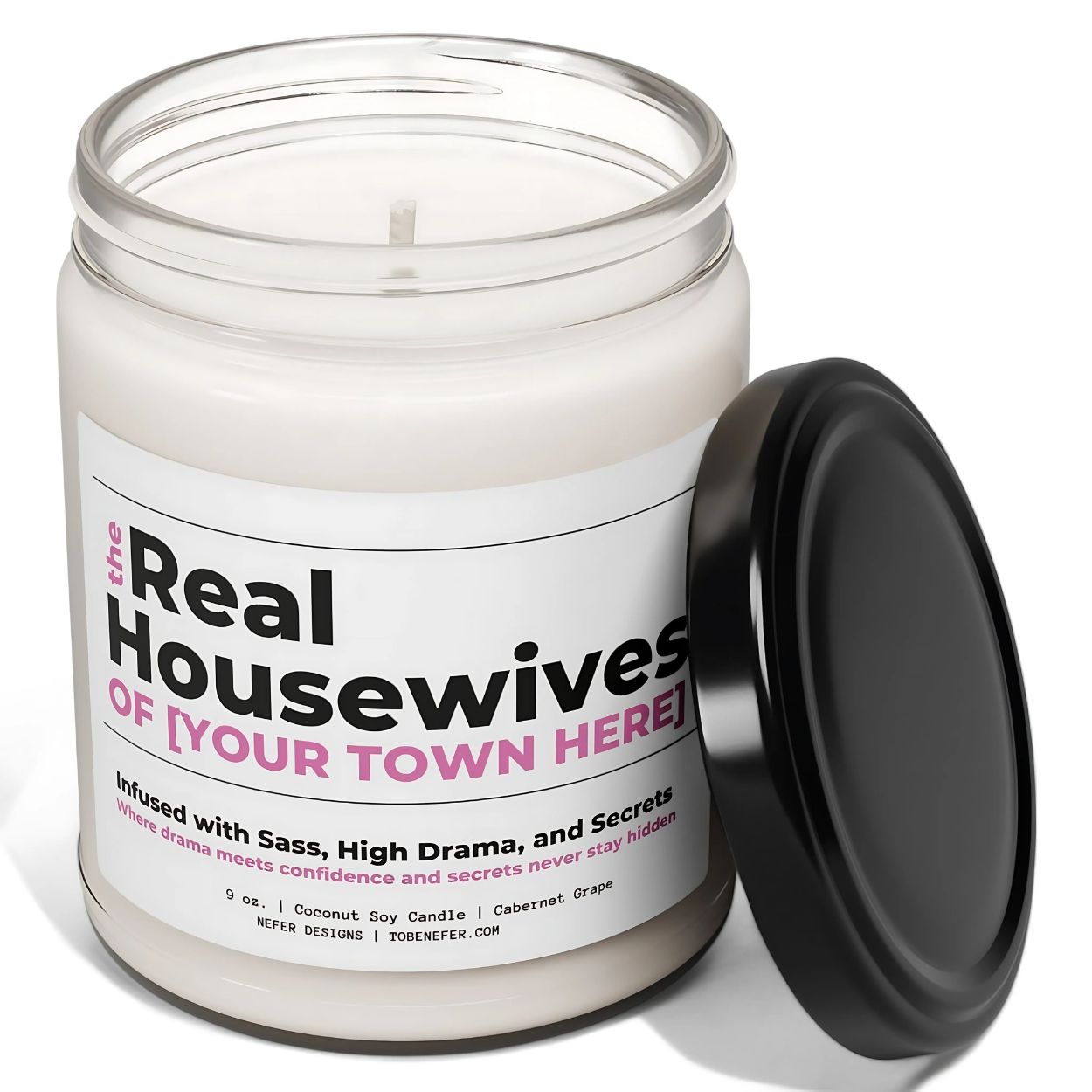 Custom The Real Housewives Candle | Funny Personalized Gift Candle