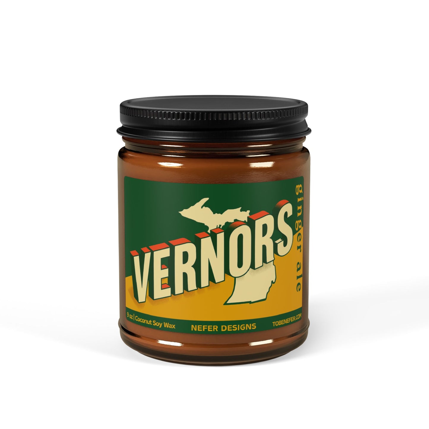 Pop Culture in a Jar – Detroit Drafts: Faygo & Vernors Candle (Legacy Cut)