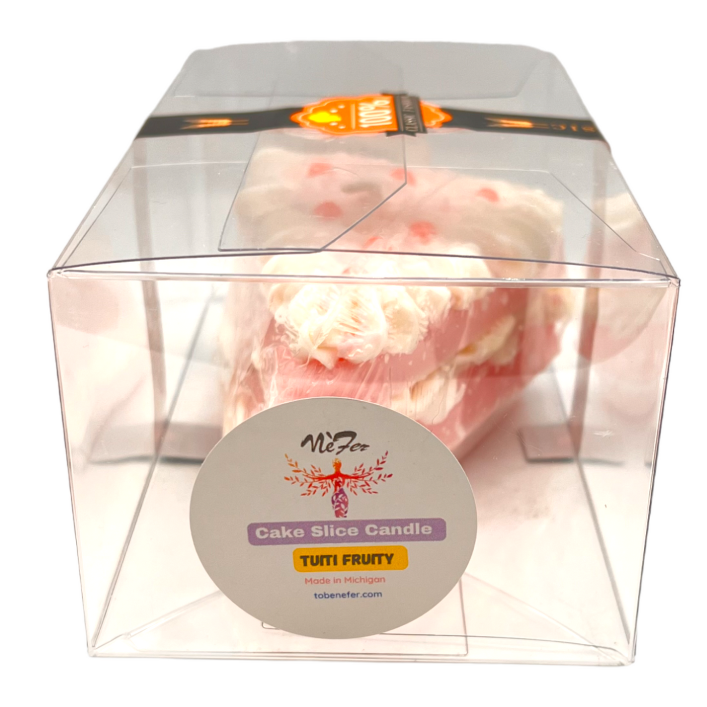 Tuitti Fruity Cake Slice Candle