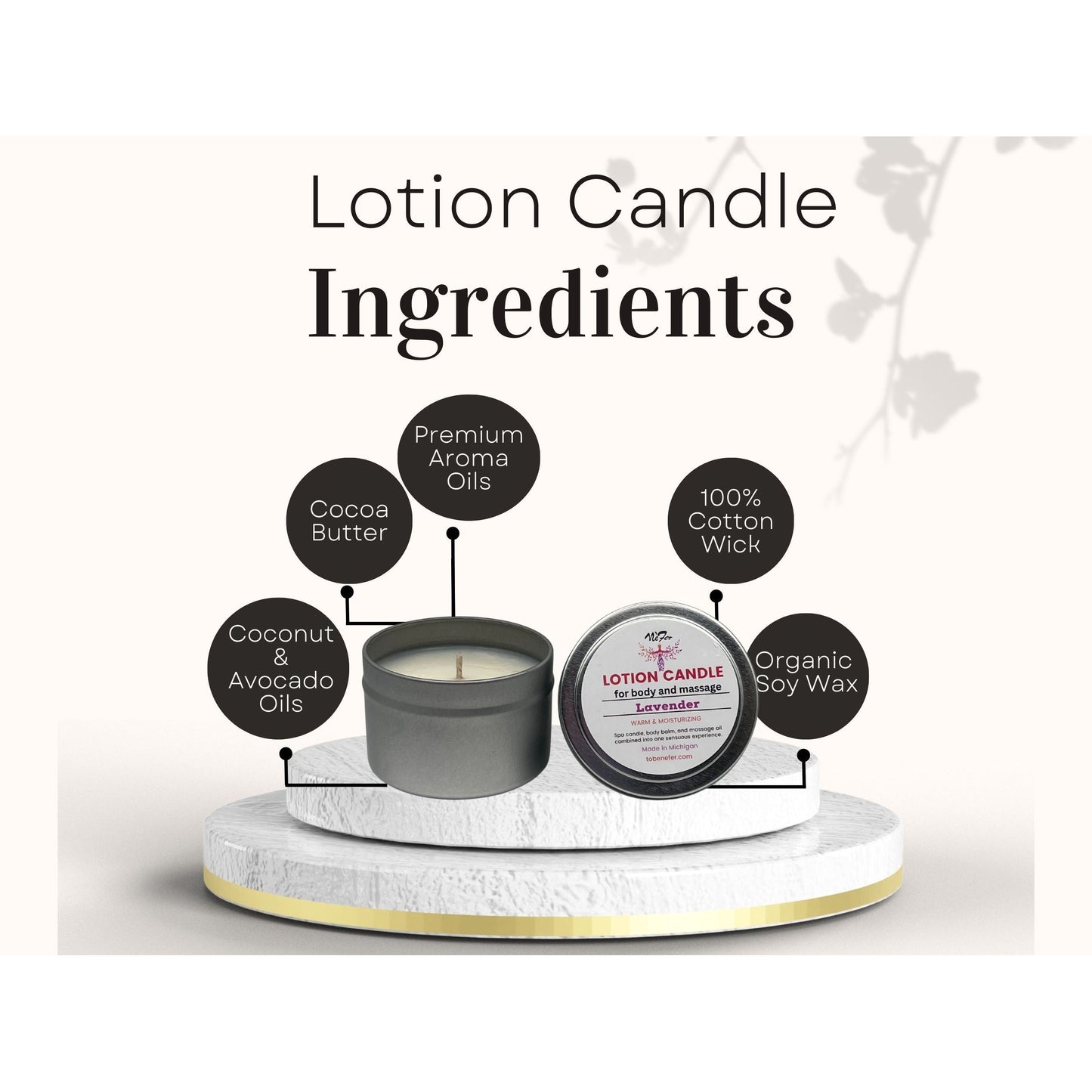 Lavender Lotion Candle | 4 oz