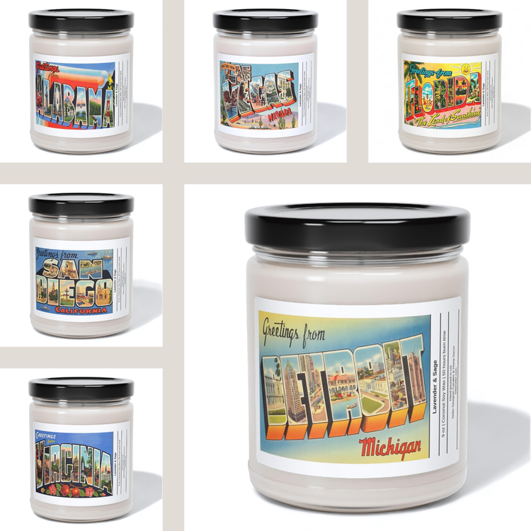 Cityscape Destination Candles