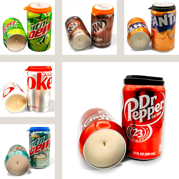 Soda Pop Can Candles