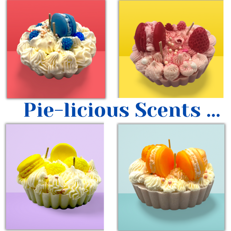 Pie Candles:  A Slice of Scrumptious Scented Delights