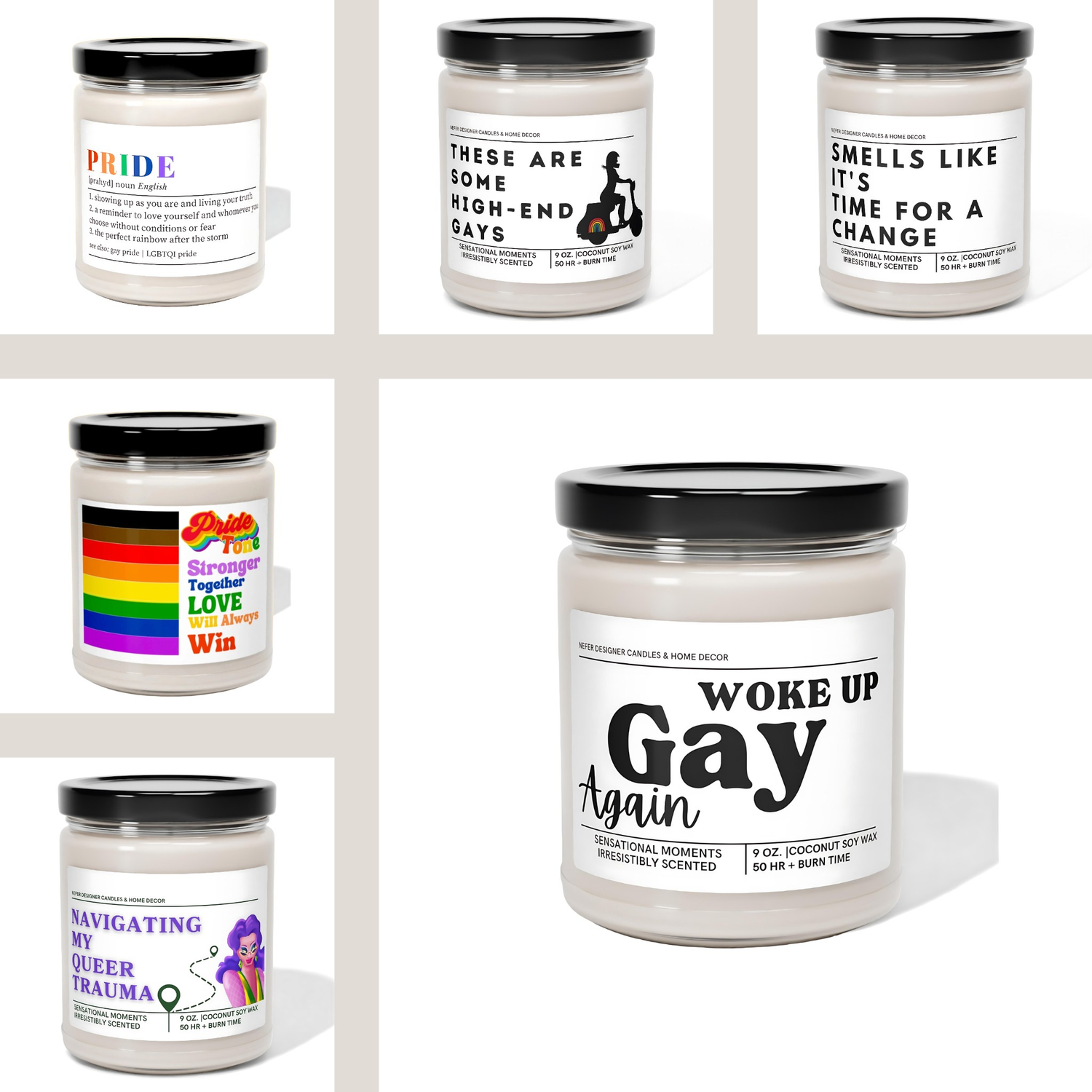 LGBTQIA2S+ Candles