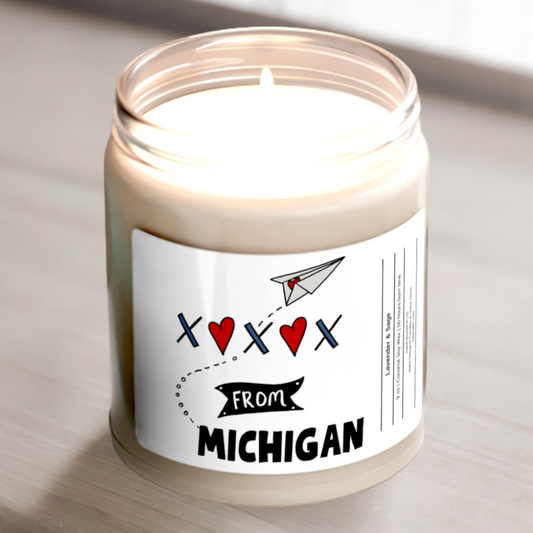 Love From Michigan | State Scented Candle