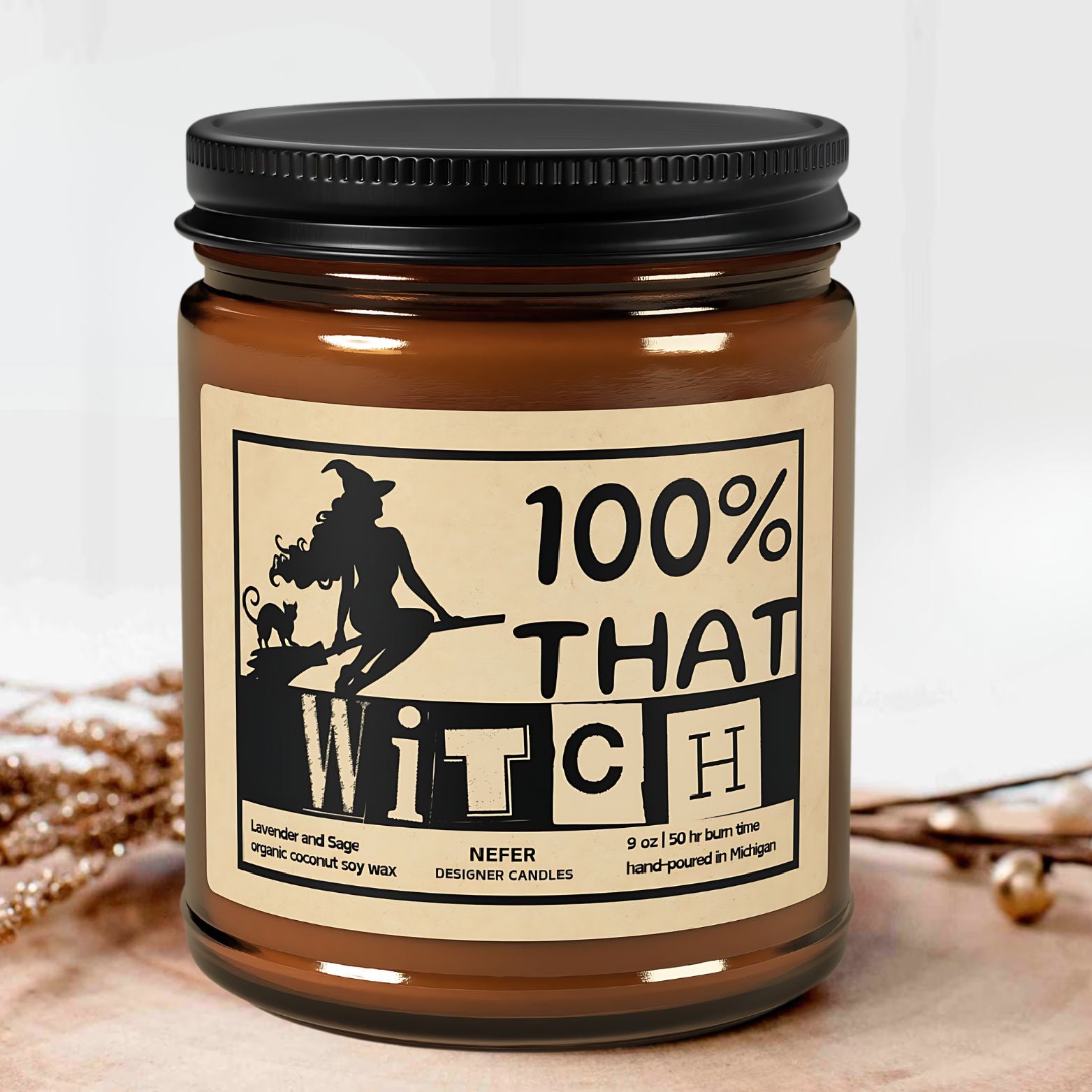 Nefer Design 100% that Witch | Laughing Light Candle Collection Design #2 – Nefer ...