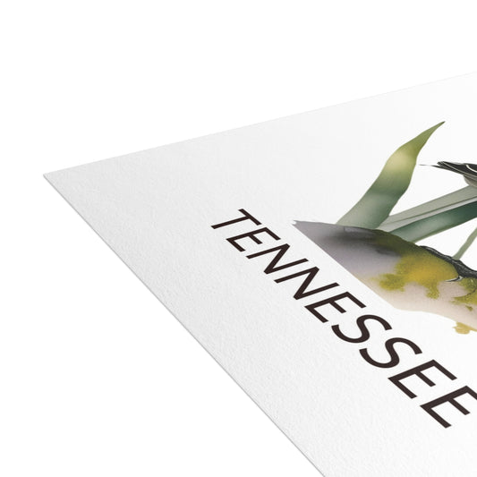 Tennessee | Mockingbird & Purple Iris | Home State Greeting Card