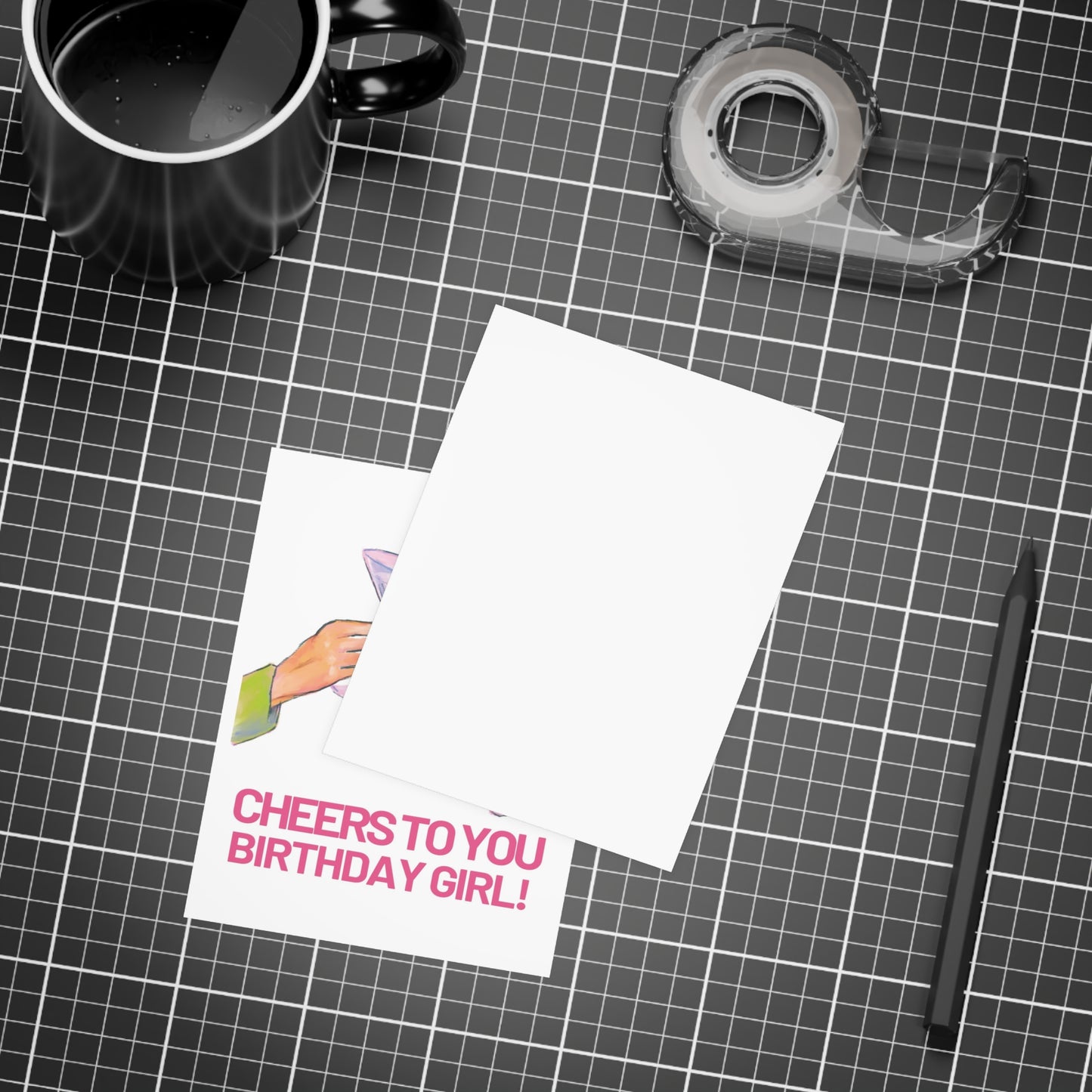 Cheers to you Birthday Girl Card | Birthday Card