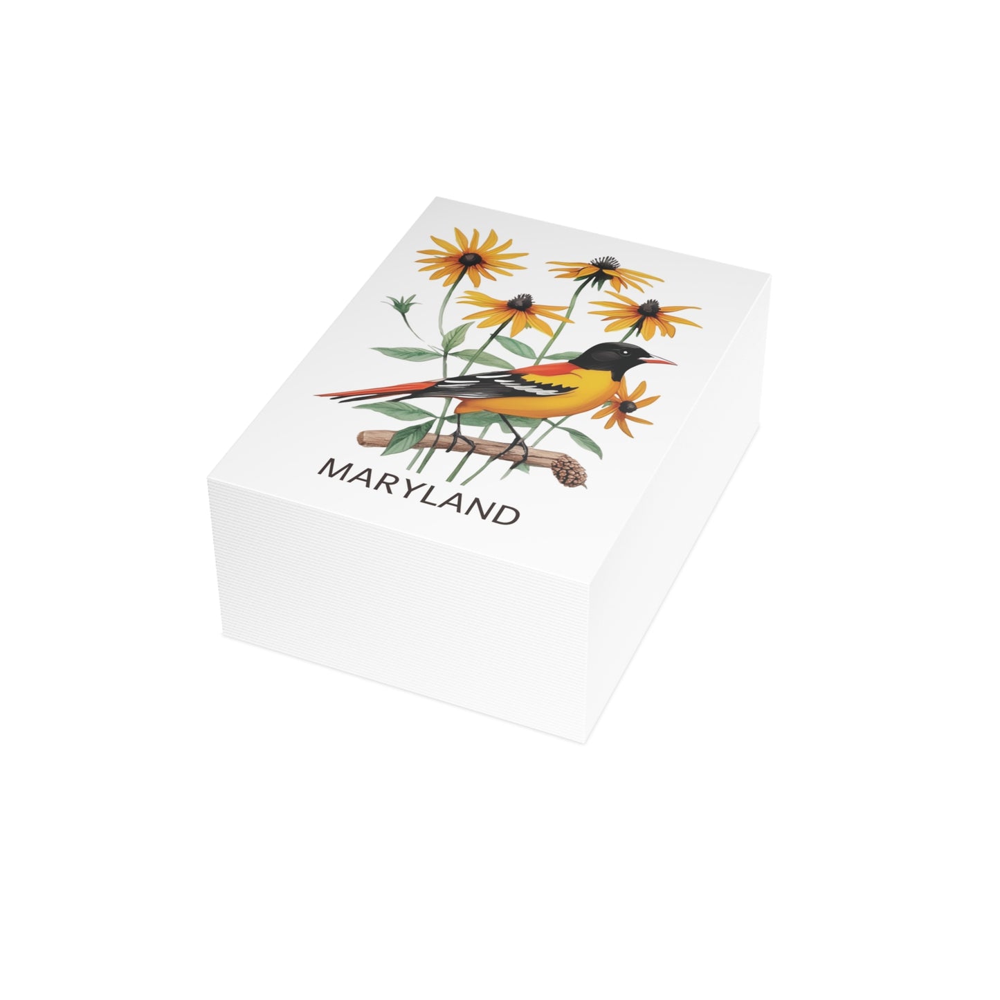 Maryland | Oriole & Black-eyed Susan | Home State Greeting Card