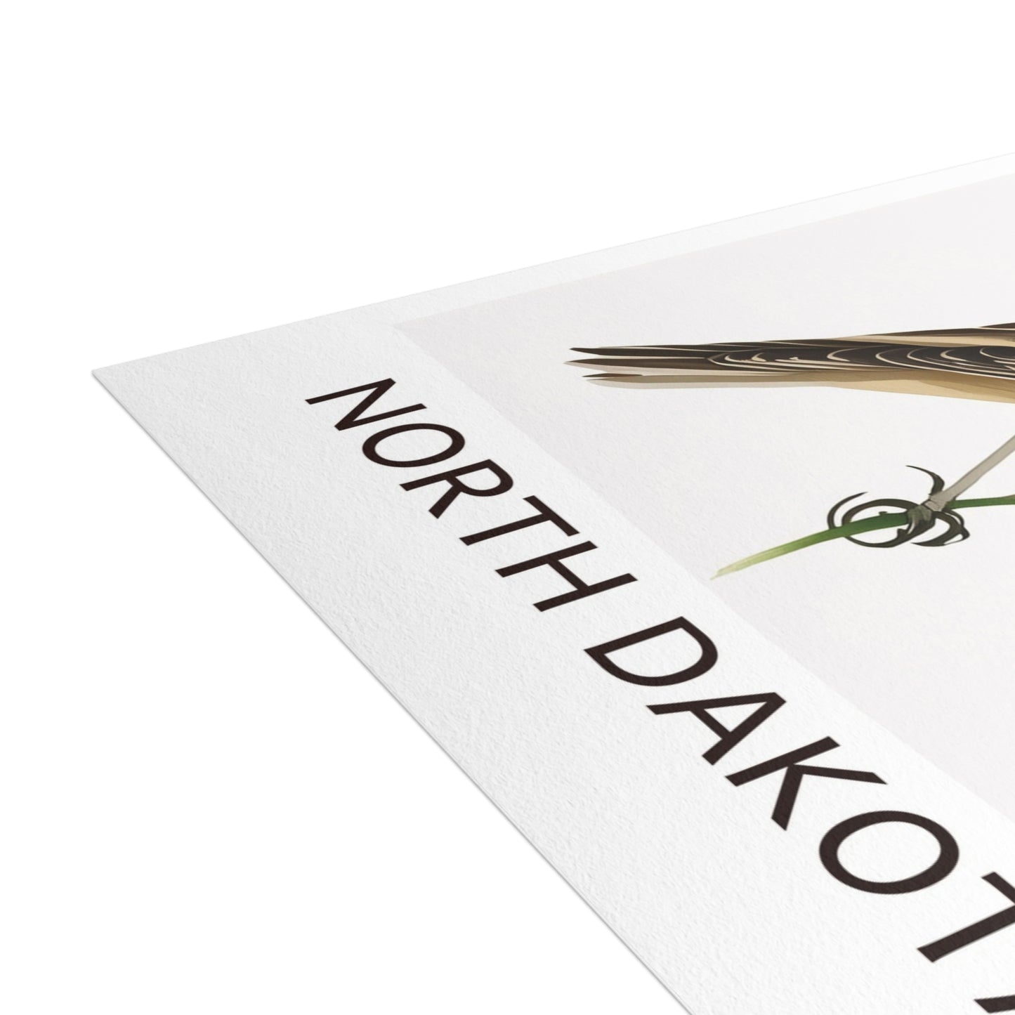 North Dakota | Meadowlark & Rose | Home State Greeting Card