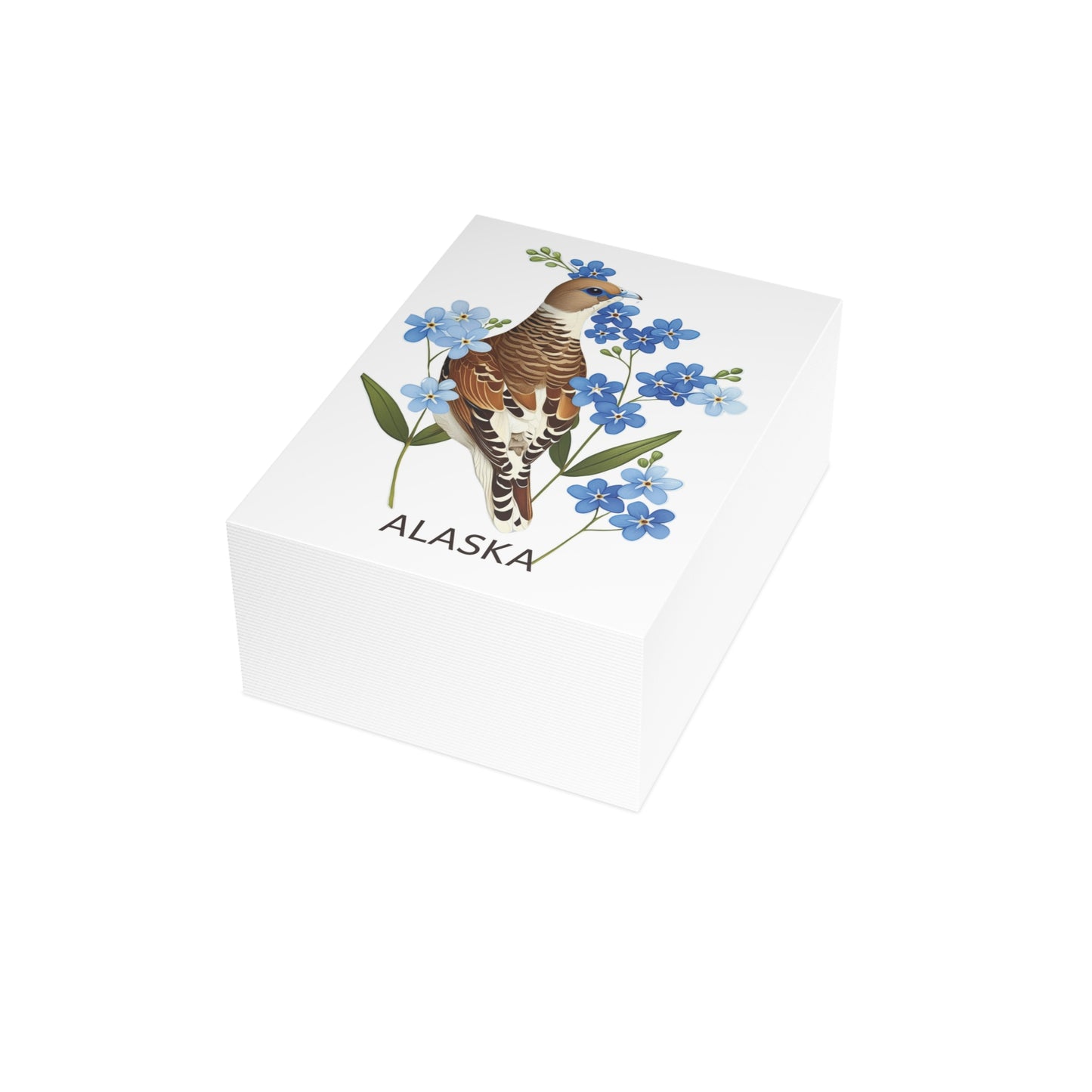 Alaska | State Bird and Flower | Home State Greeting Card