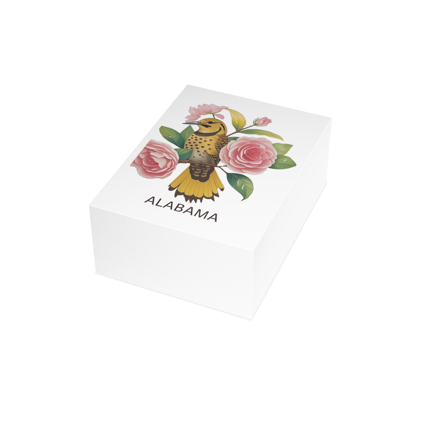 Alabama | Yellowhammer & Camellias | Home State Greeting Card