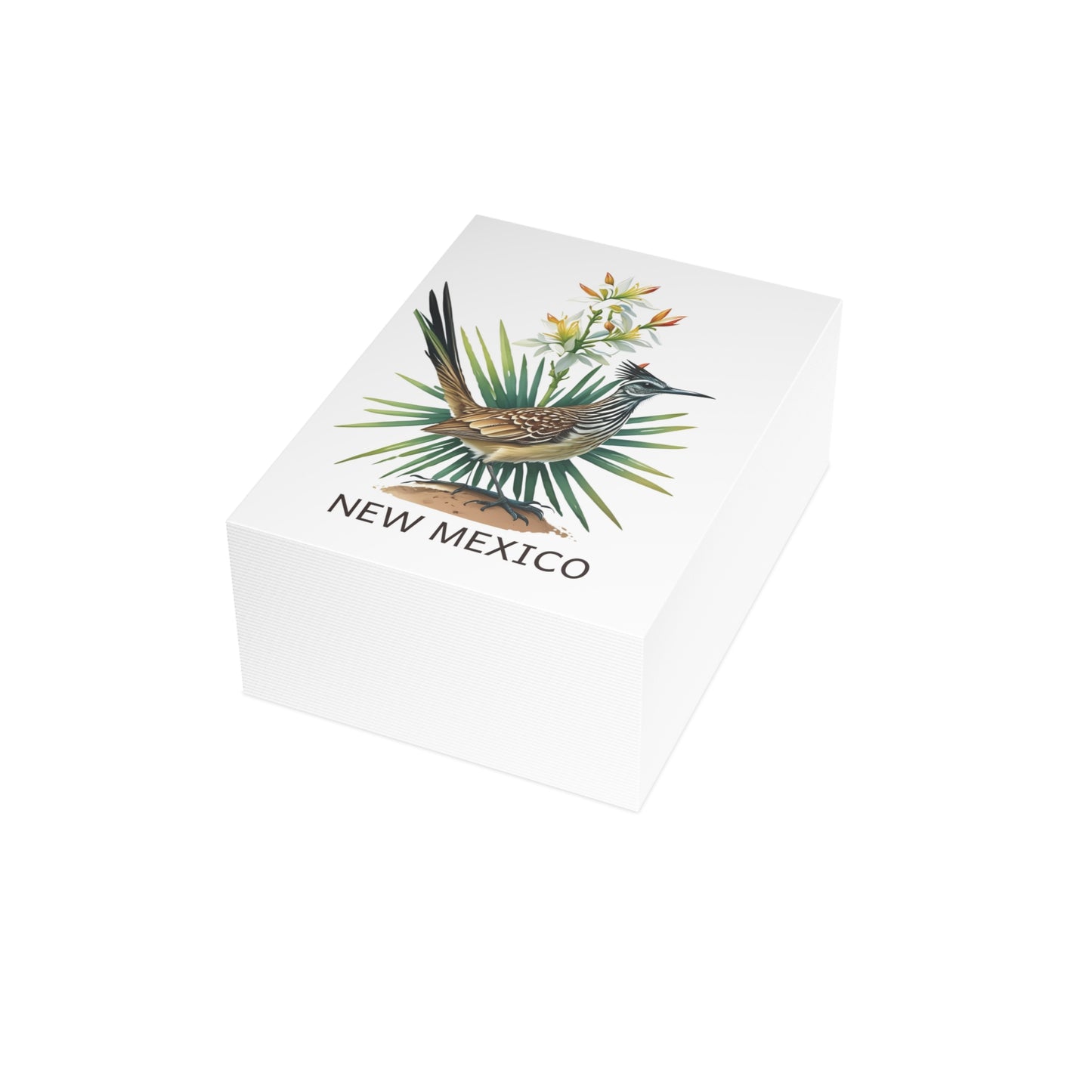 New Mexico | Roadrunner & Yucca Plants | Home State Greeting Card