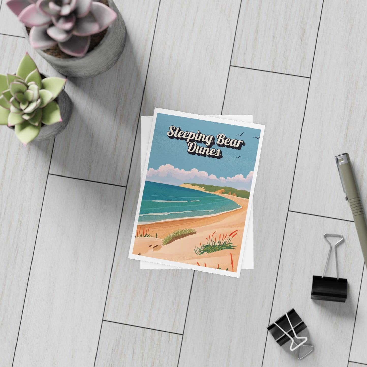 Sleeping Bear Dunes Michigan | Home State Greeting Card