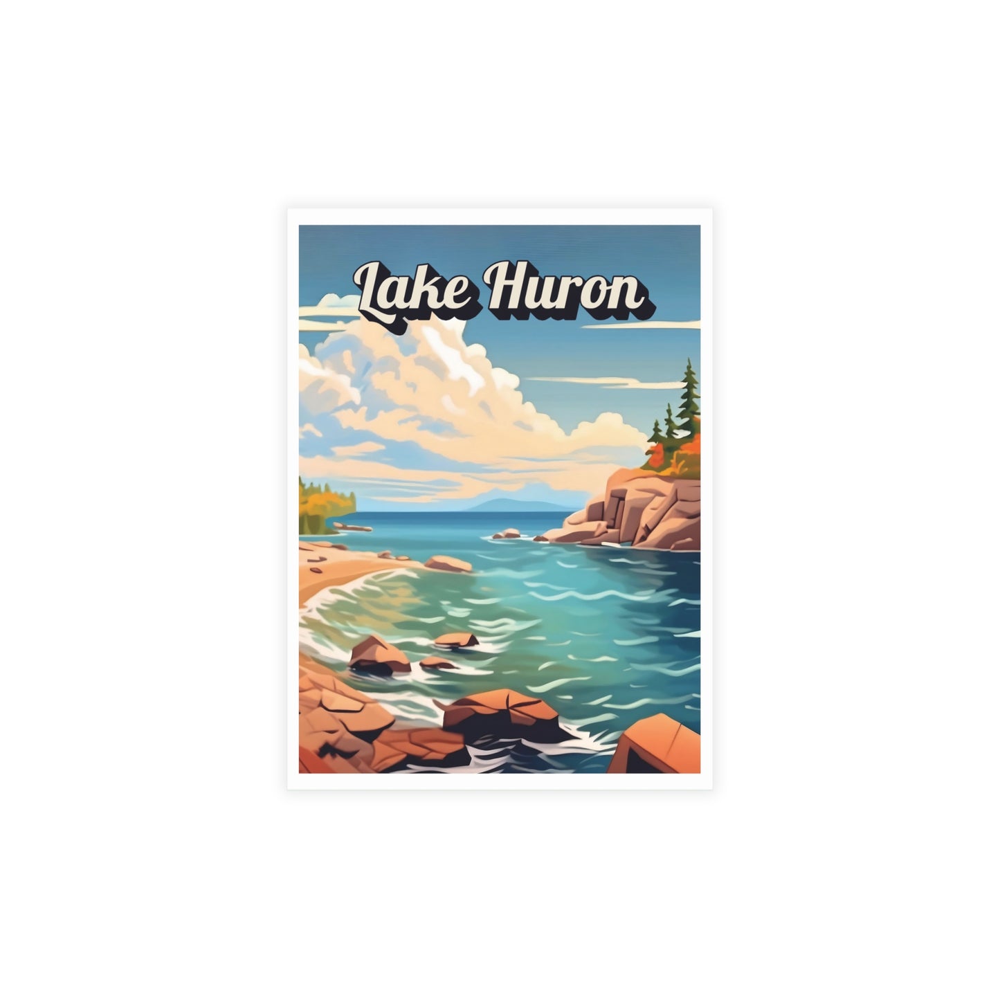 Lake Huron Michigan | Home State Greeting Card