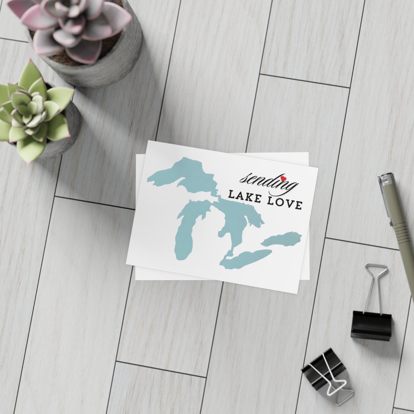 Sending Lake Love Michigan | Home State Greeting Card