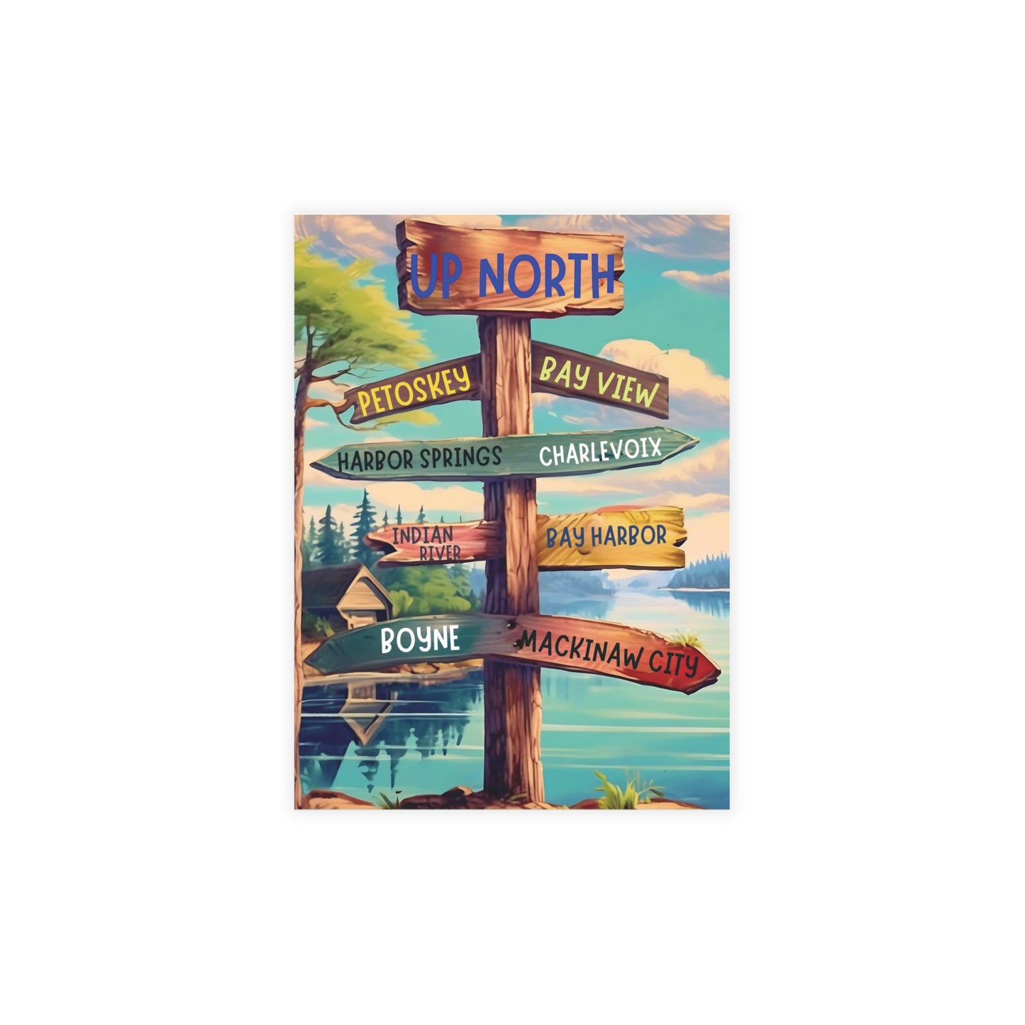 Up North Michigan | Home State Greeting Card