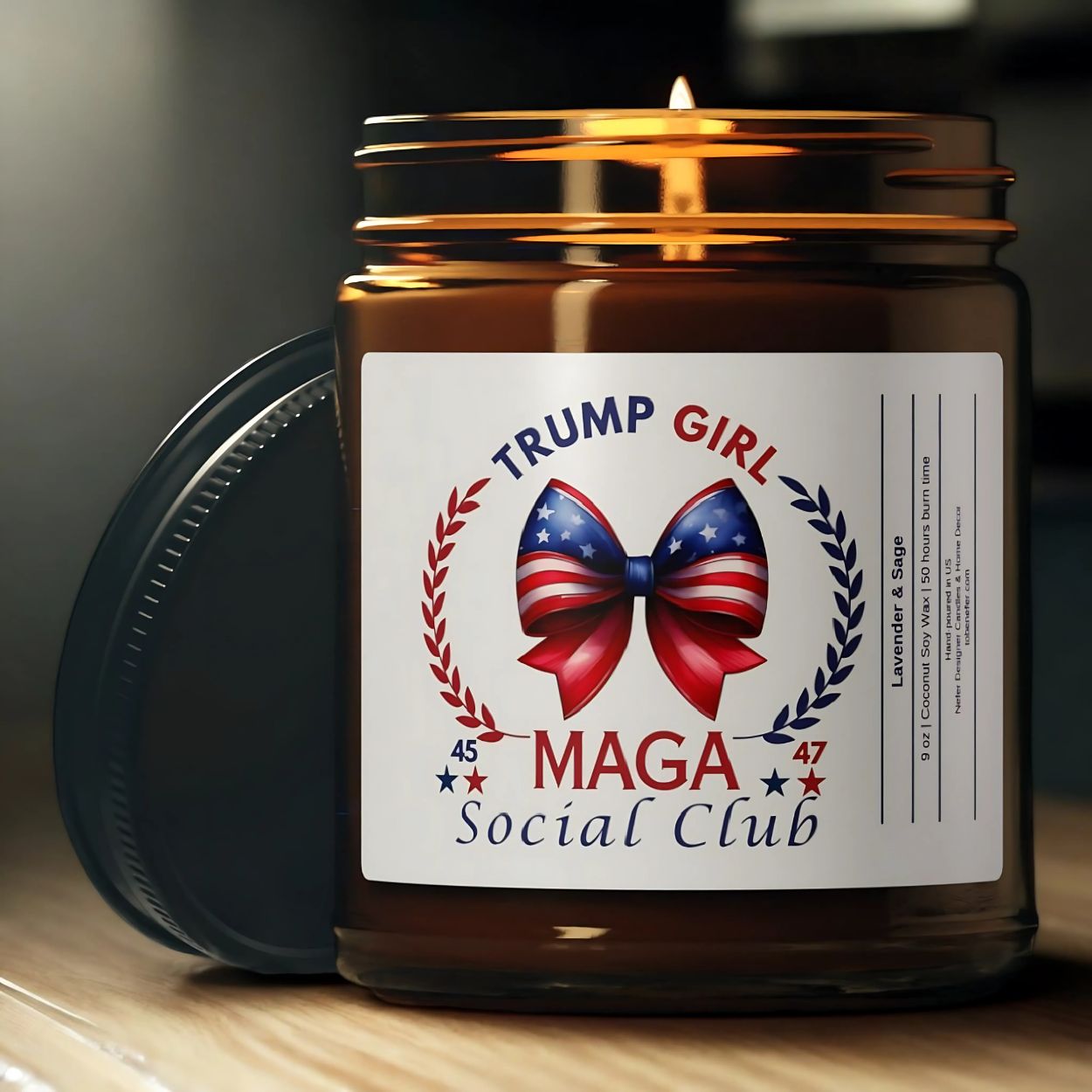 Trump Girl MAGA Social Club Candle | Election Candles