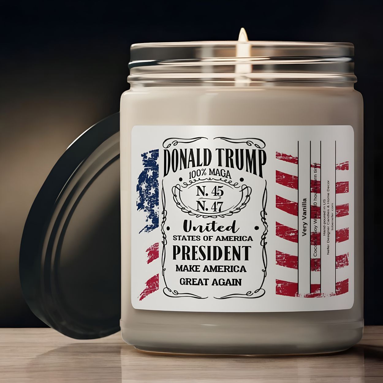 Donald Trump 100% MAGA - 47th and 45th President | Election Candles