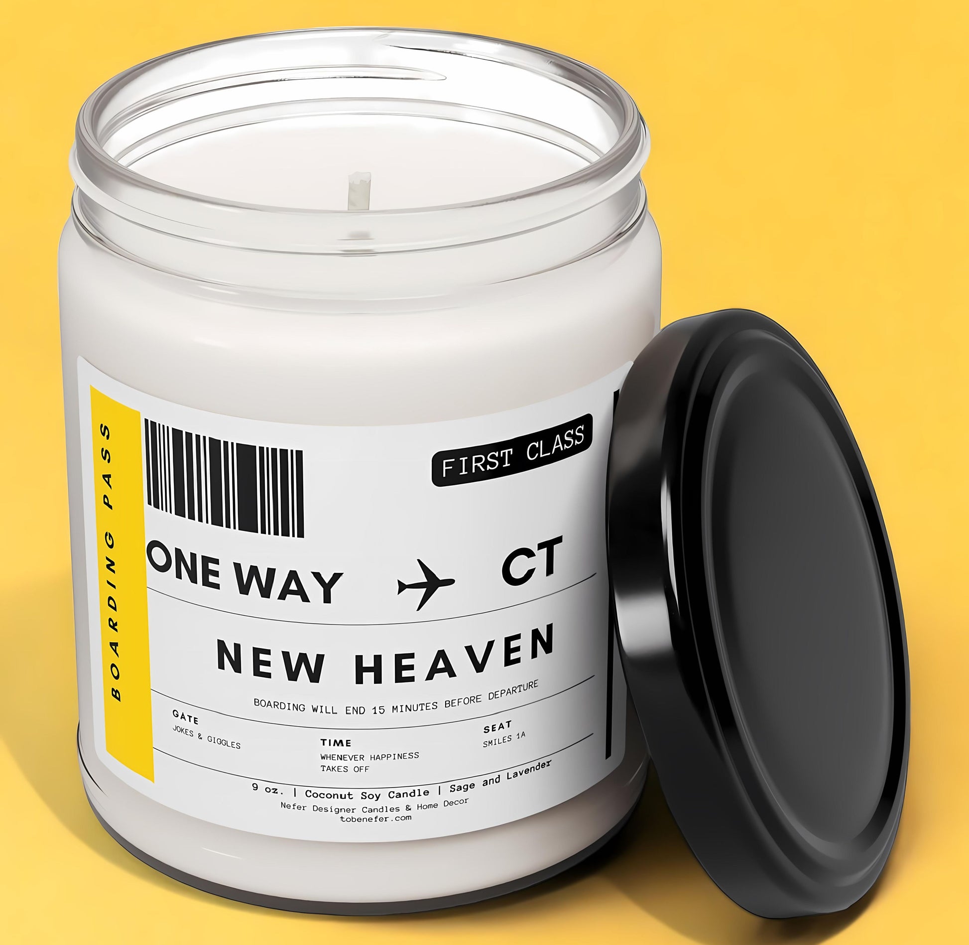 Connecticut New Heaven Candle 