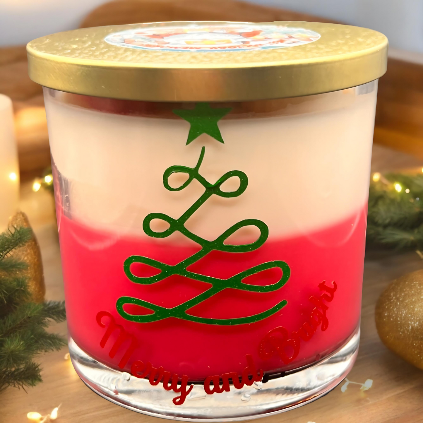 Sweet Holiday Memories Christmas Candle