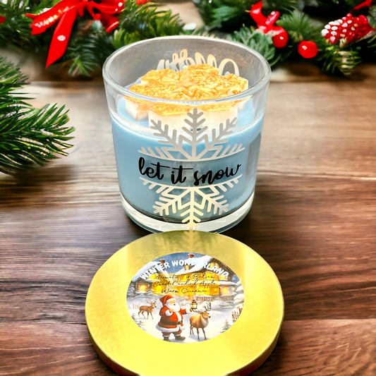 Winter Wonderland Christmas Candle