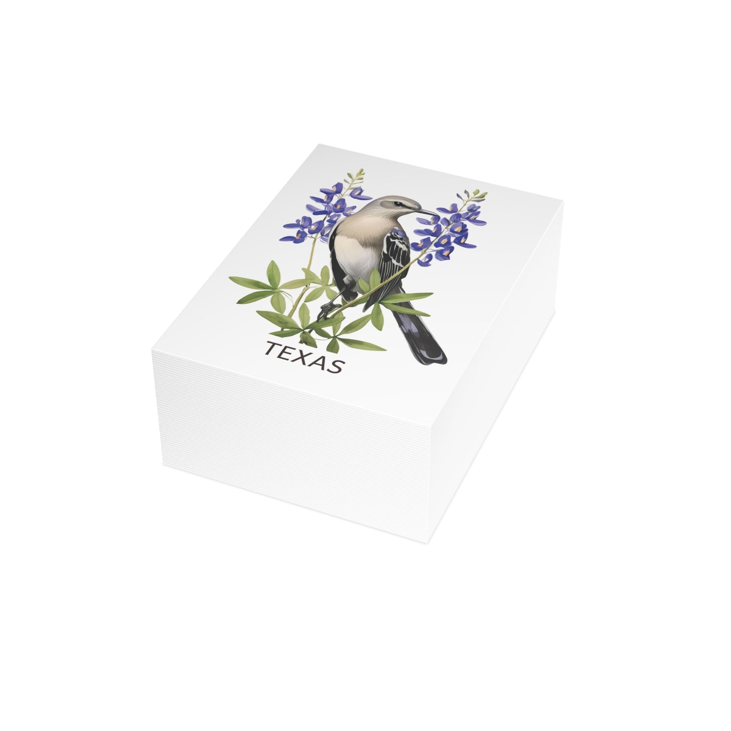 Texas | Mockingbird & Bluebonnets | Home State Greeting Card