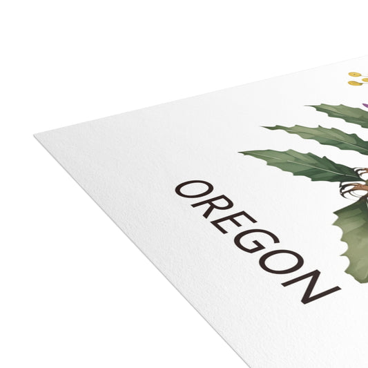 Oregon | Meadowlark & Oregon Grape | Home State Greeting Card