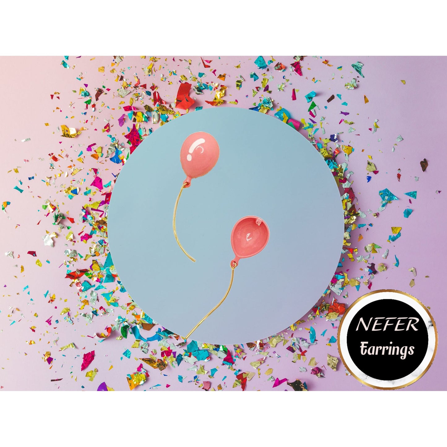 Balloon Drop Earring | Pink Lightweight Earrings