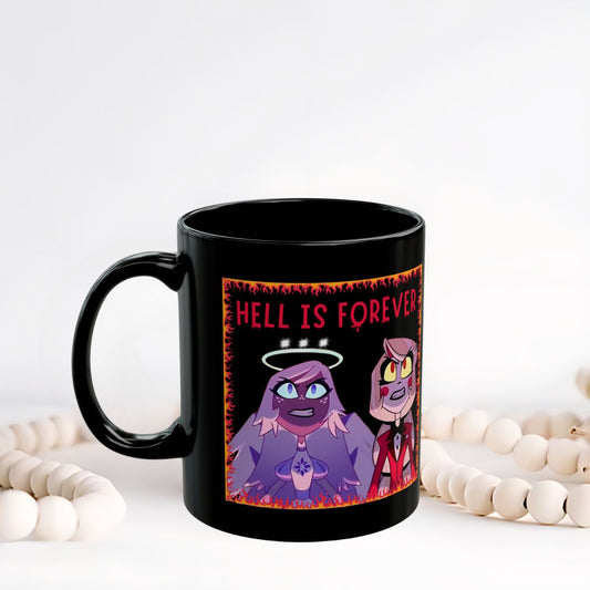 Hazbin Hotel Charlie Morningstar and Emily | Hell is Forever Ceramic Mug