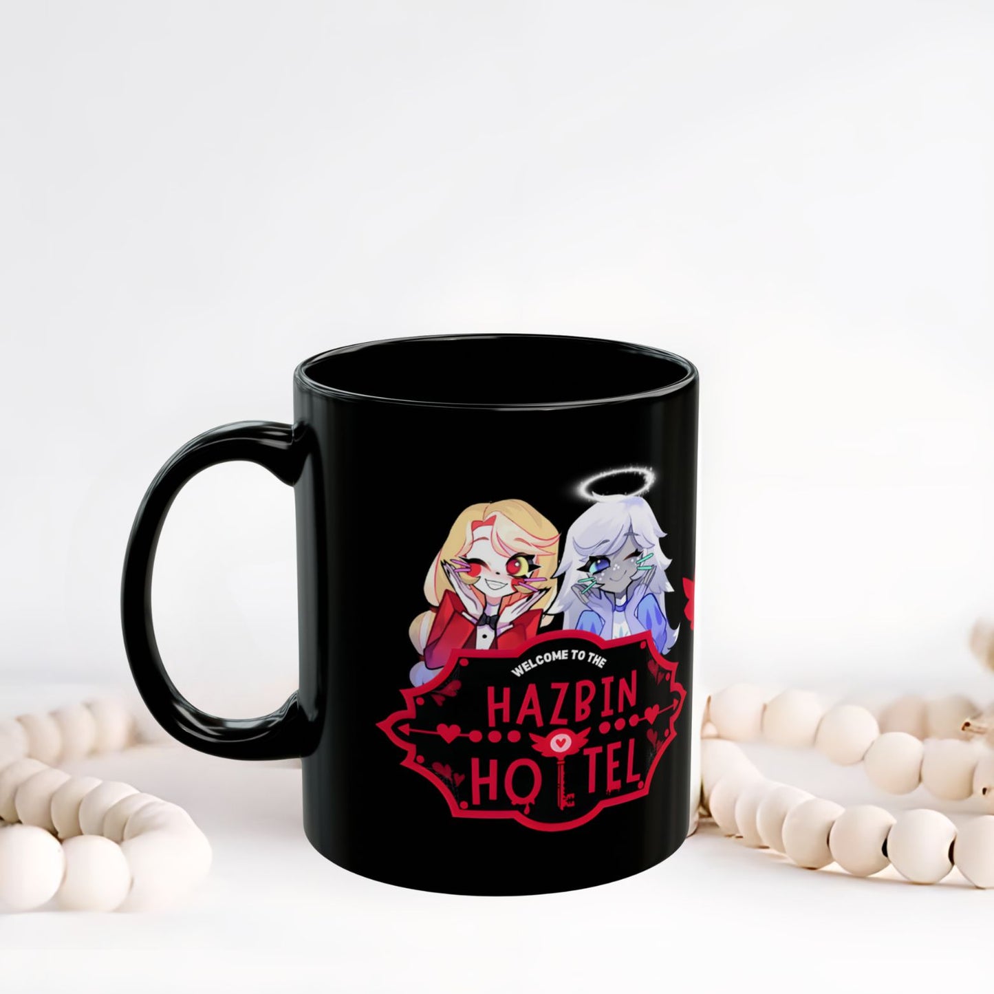 Hazbin Hotel Charlie Morningstar and Emily Ceramic Mug