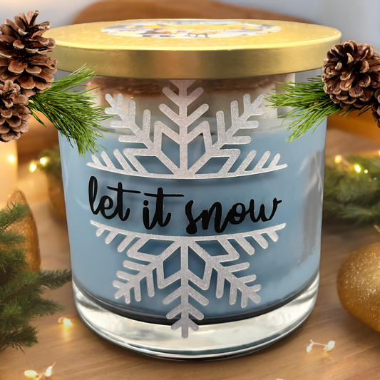 Winter Wonderland Christmas Candle