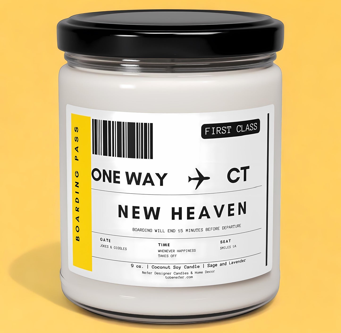 Connecticut New Heaven Candle 