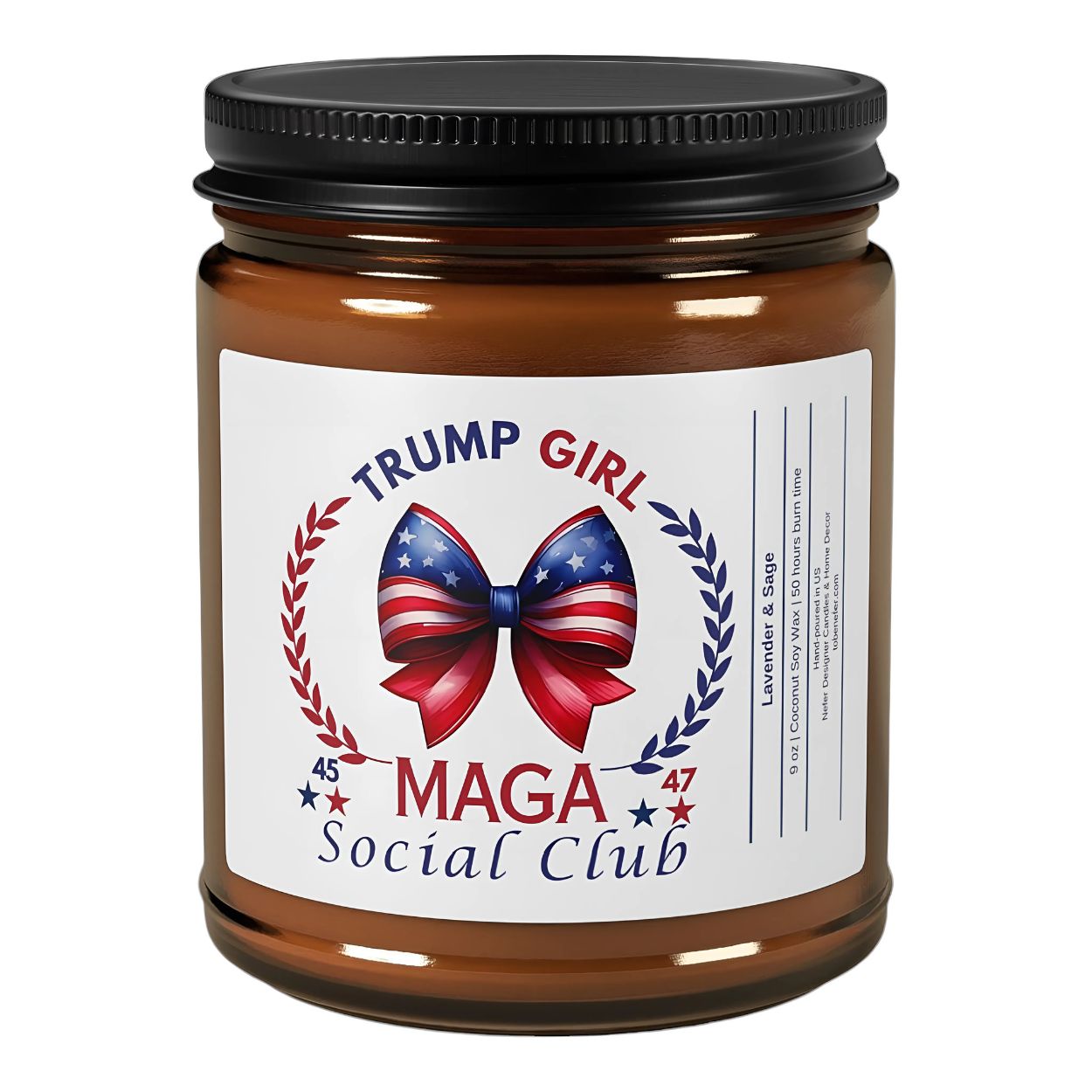 Trump Girl MAGA Social Club Candle | Election Candles