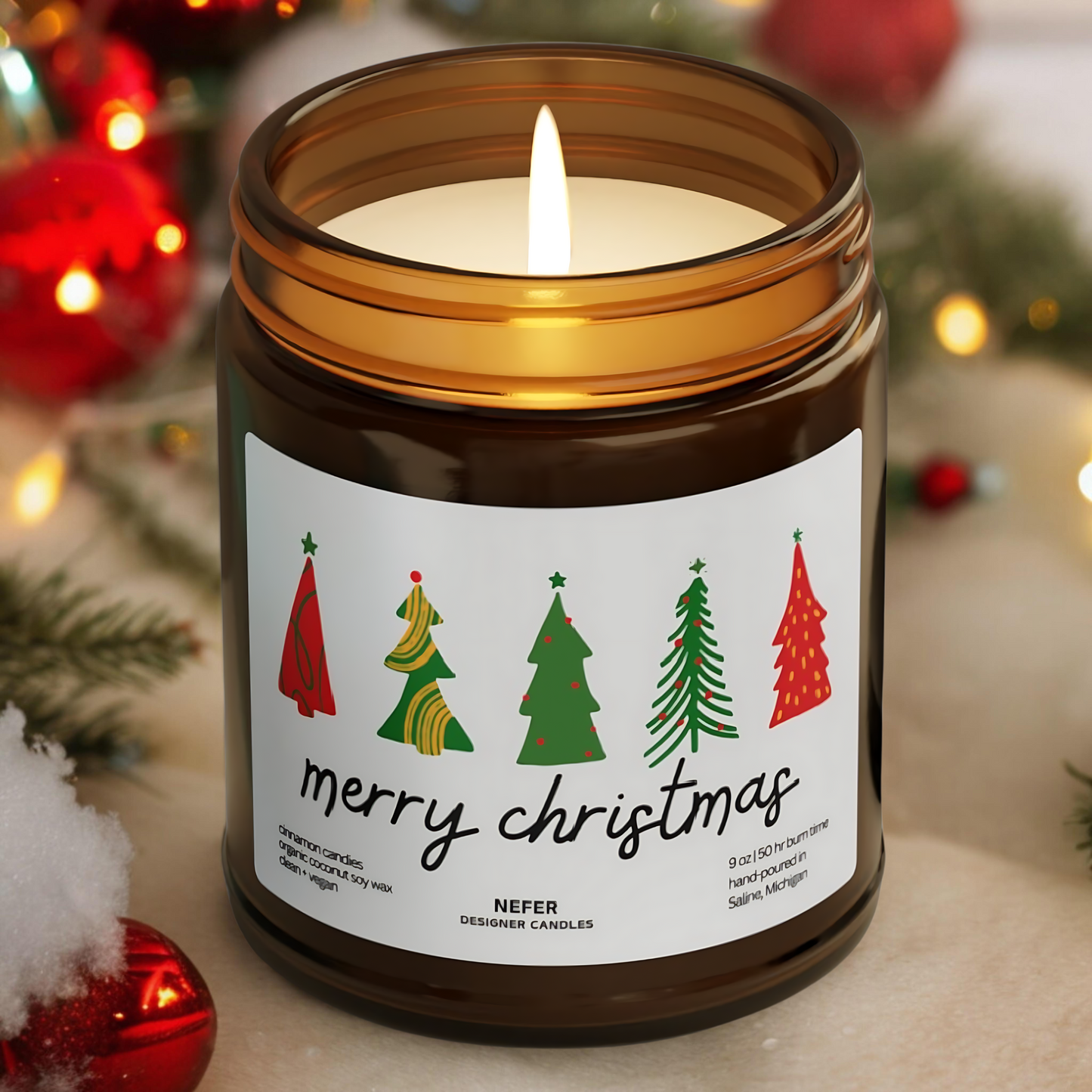 Merry Christmas Candle