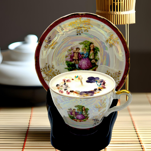 Japanese Yau Shing Vintage Teacup Candle