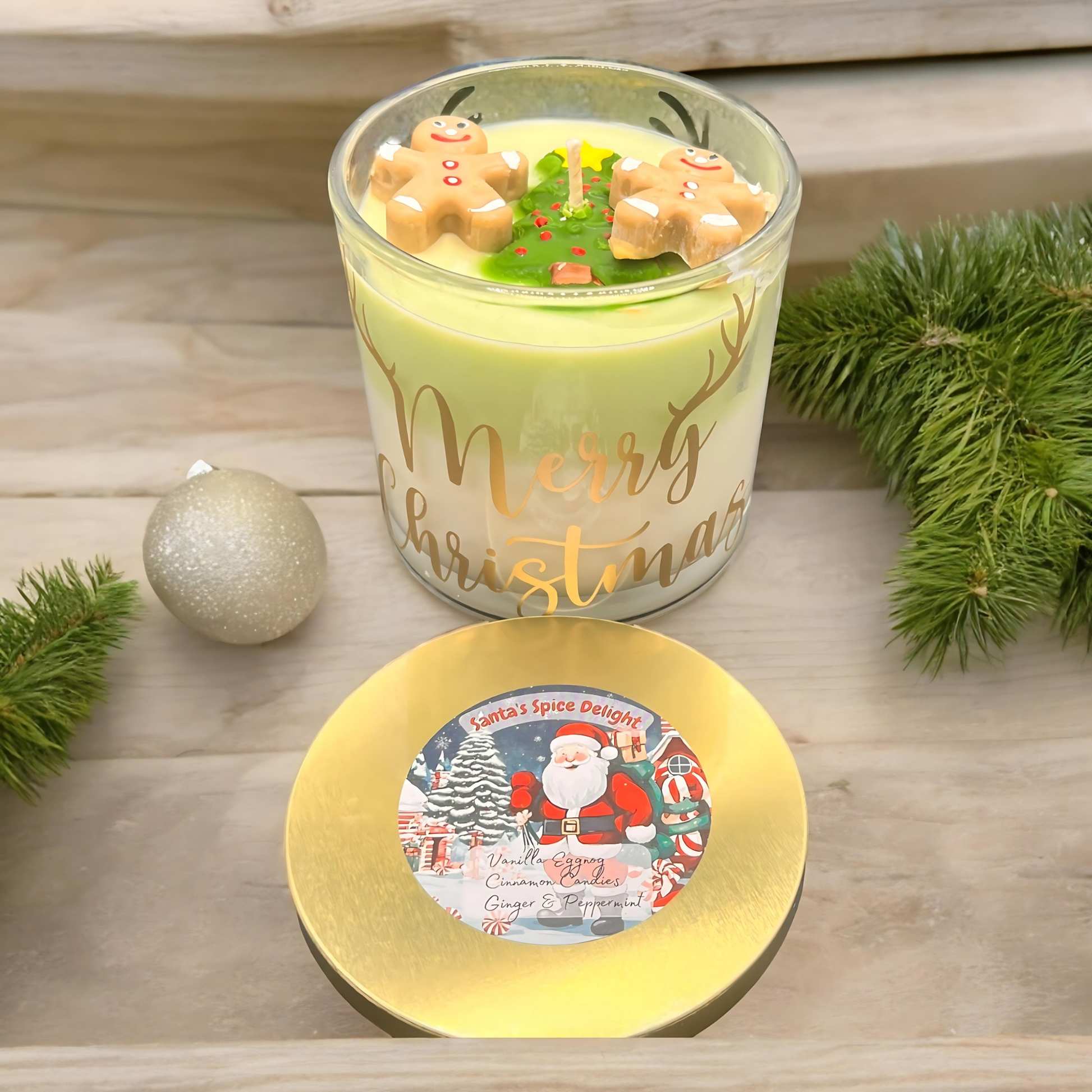 Santa's Spice Christmas Candle