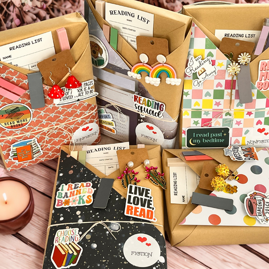 Plot Twist: A Blind Date with a Book & Earrings Gift Set