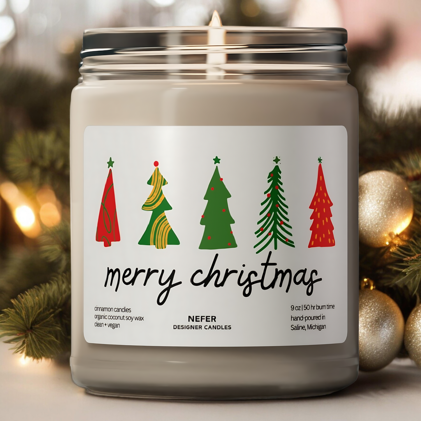 Merry Christmas Candle